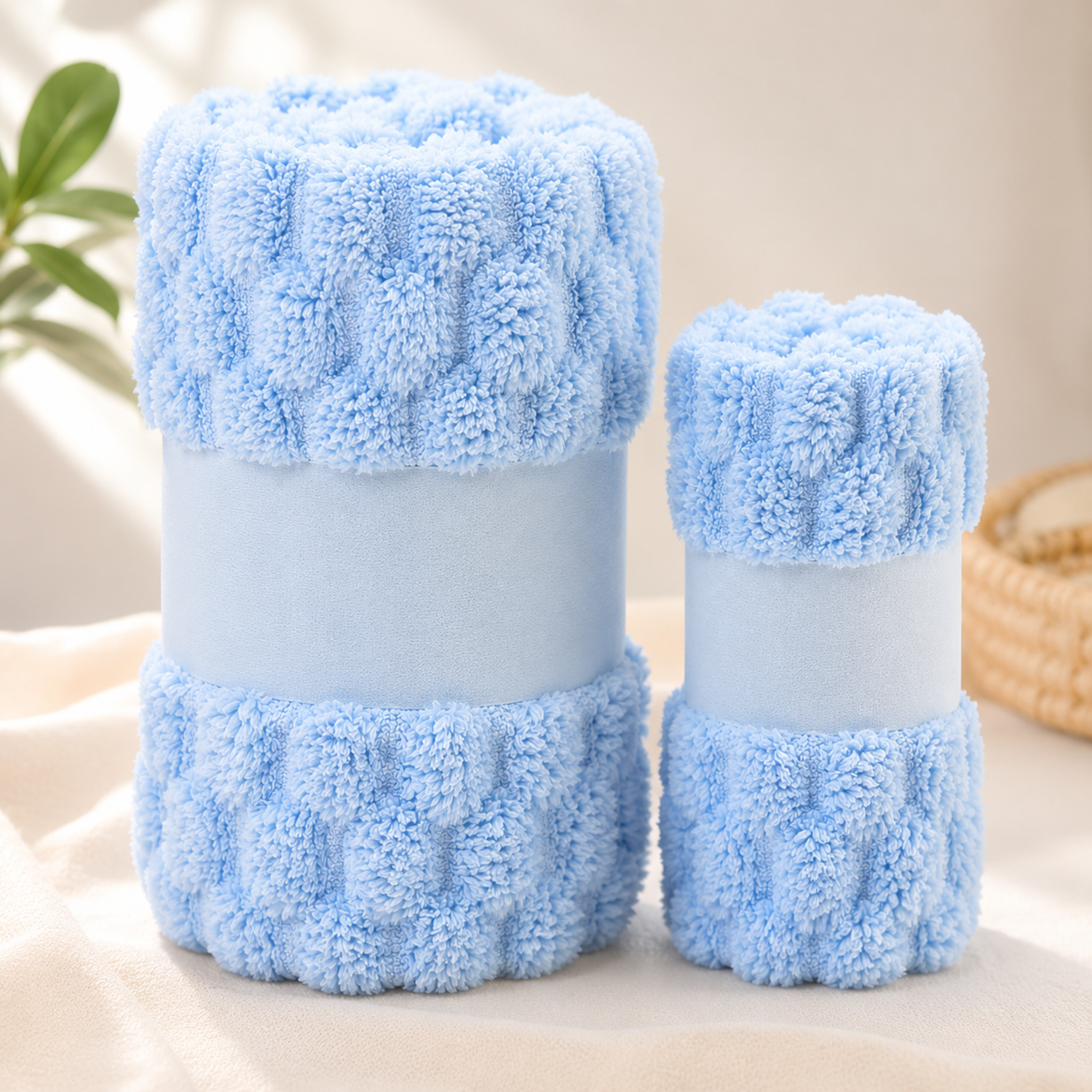 Ultra Soft Microfiber Cleaning Cloth Set – Super Absorbent Multi-Purpose Dusting &amp; Cleaning Towels (Pack of 2)